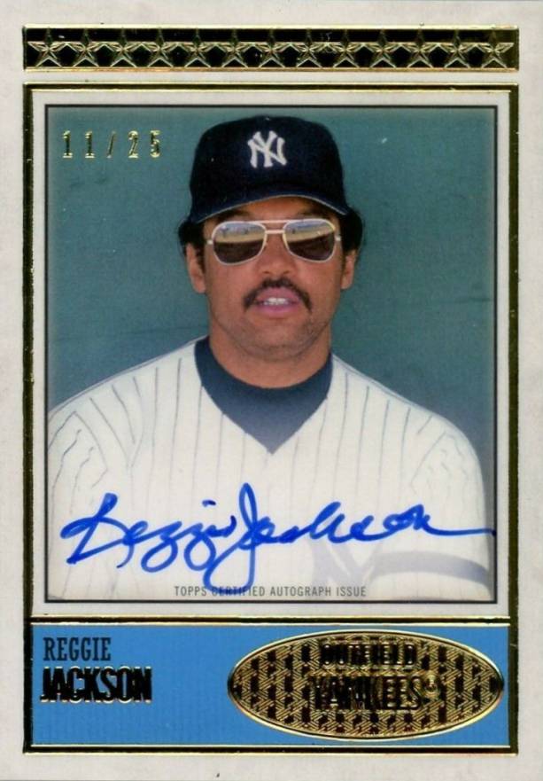 2018 Topps Brooklyn Collection Autographs Reggie Jackson #BC1RJA Baseball Card
