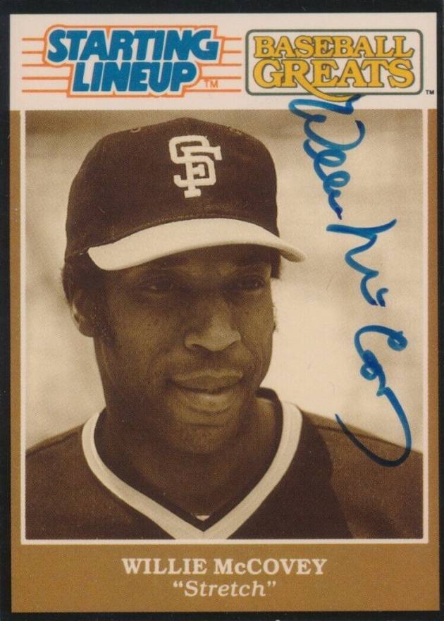 1989 Starting Lineup Baseball Greats Willie McCovey # Baseball Card