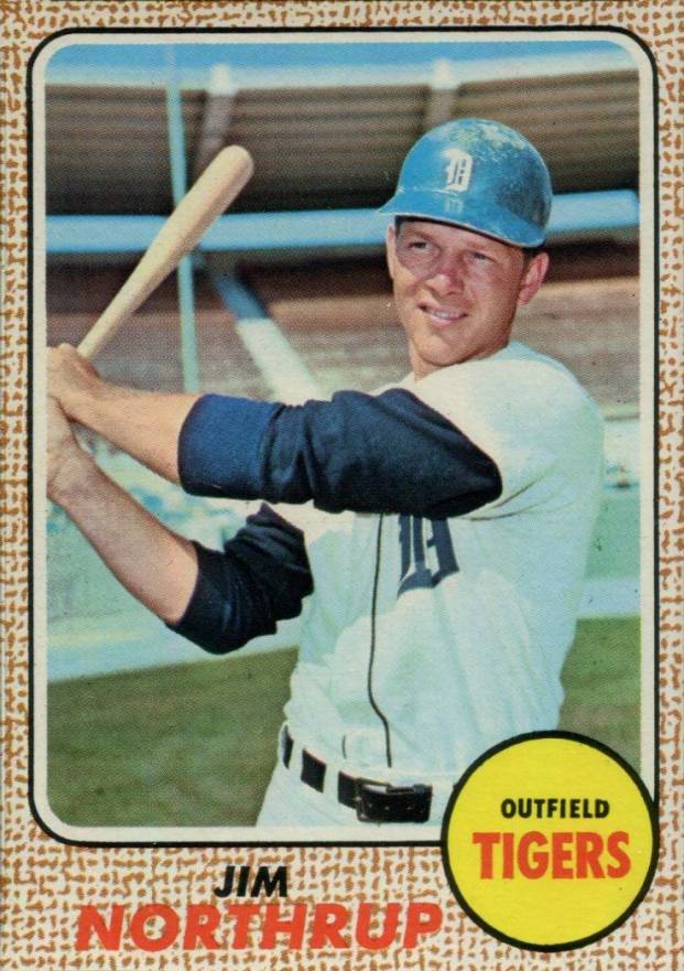 1968 Topps Milton Bradley Jim Northrup #78 Baseball Card