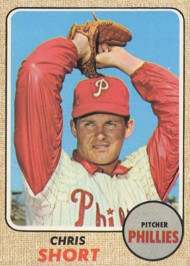 1968 Topps Milton Bradley Chris Short #139 Baseball Card