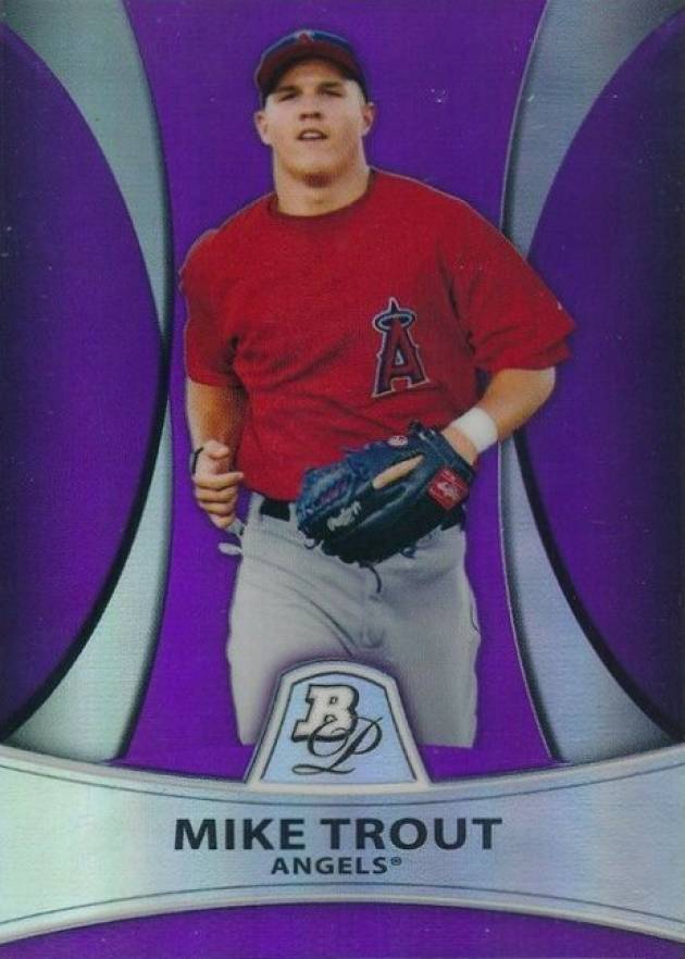 2010 Bowman Platinum Prospects Mike Trout #PP5 Baseball Card
