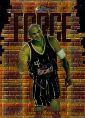 1997 Finest Embossed Charles Barkley #156 Basketball Card