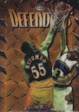 1997 Finest Embossed Dikembe Mutombo #307 Basketball Card