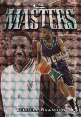 1997 Finest Embossed Terrell Brandon #285 Basketball Card