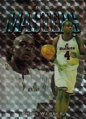 1997 Finest Embossed Chris Webber #129 Basketball Card