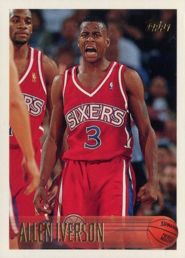 1996 Topps Allen Iverson #171 Basketball Card