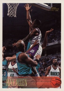 1996 Topps Ray Allen #217 Basketball Card