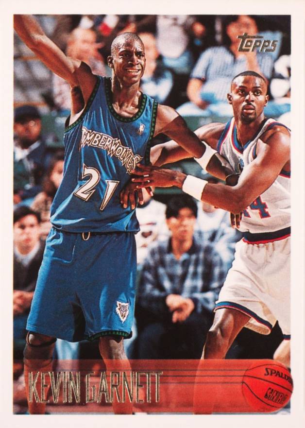 1996 Topps Kevin Garnett #131 Basketball Card