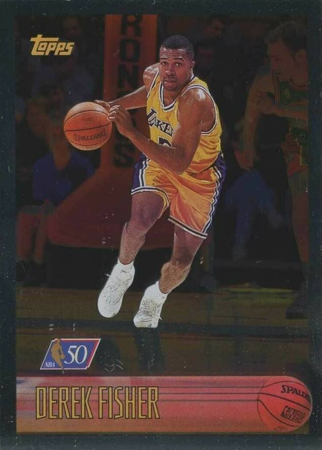 1996 Topps Derek Fisher #206 Basketball Card