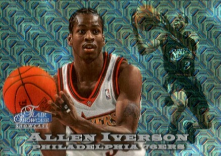 1997 Flair Showcase Allen Iverson #3 Basketball Card