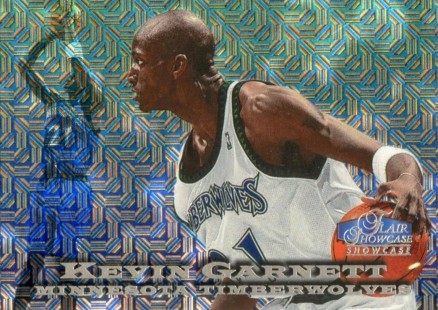 1997 Flair Showcase Kevin Garnett #4 Basketball Card