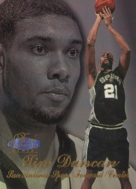 1997 Flair Showcase Tim Duncan #5 Basketball Card