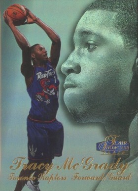 1997 Flair Showcase Tracy McGrady #21 Basketball Card