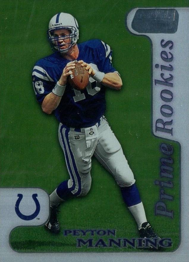 1998 Stadium Club Prime Rookies Peyton Manning #PR10 Football Card