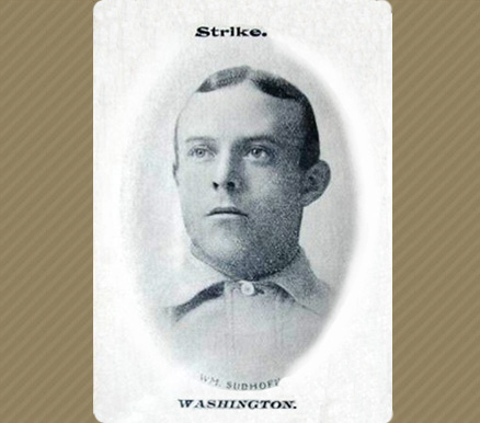 1906 Fan Craze A.L. Wm. Sudhoff # Baseball Card
