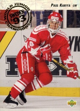 1992 Upper Deck Paul Kariya #586 Hockey Card