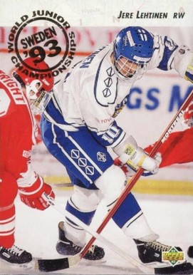 1992 Upper Deck Jere Lehtinen #615 Hockey Card