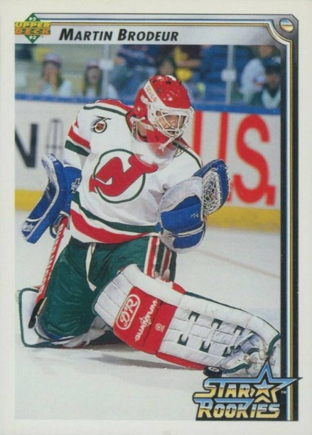 1992 Upper Deck Martin Brodeur #408 Hockey Card
