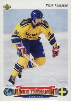 1992 Upper Deck Peter Forsberg #235 Hockey Card