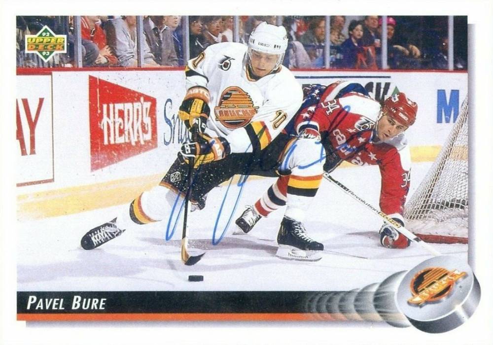 1992 Upper Deck Pavel Bure #156 Hockey Card