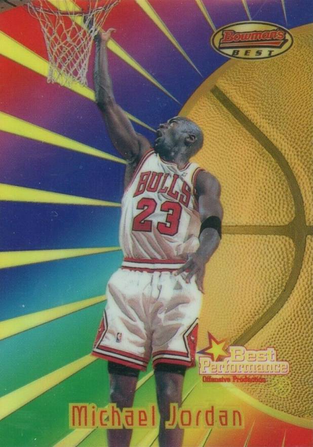1997 Bowman's Best Michael Jordan #96 Basketball Card