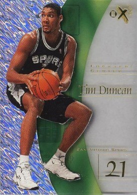 1997 Skybox E-X2001 Tim Duncan #75 Basketball Card