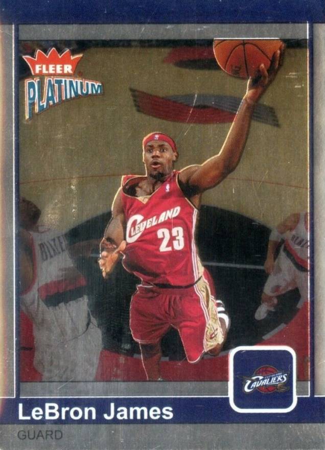 2003 Fleer Platinum  Lebron James #183 Basketball Card