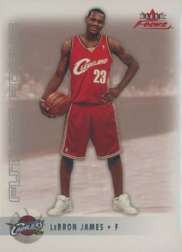 2003 Fleer Focus LeBron James #137 Basketball Card
