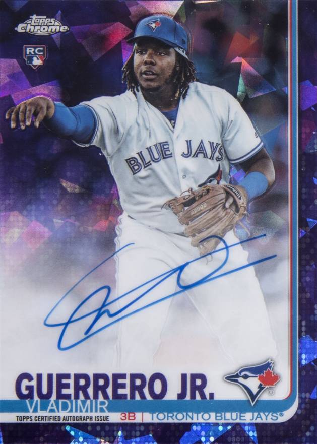 2019 Topps Chrome Sapphire Edition Rookie Autographs Vladimir Guerrero Jr. #VGJ Baseball Card