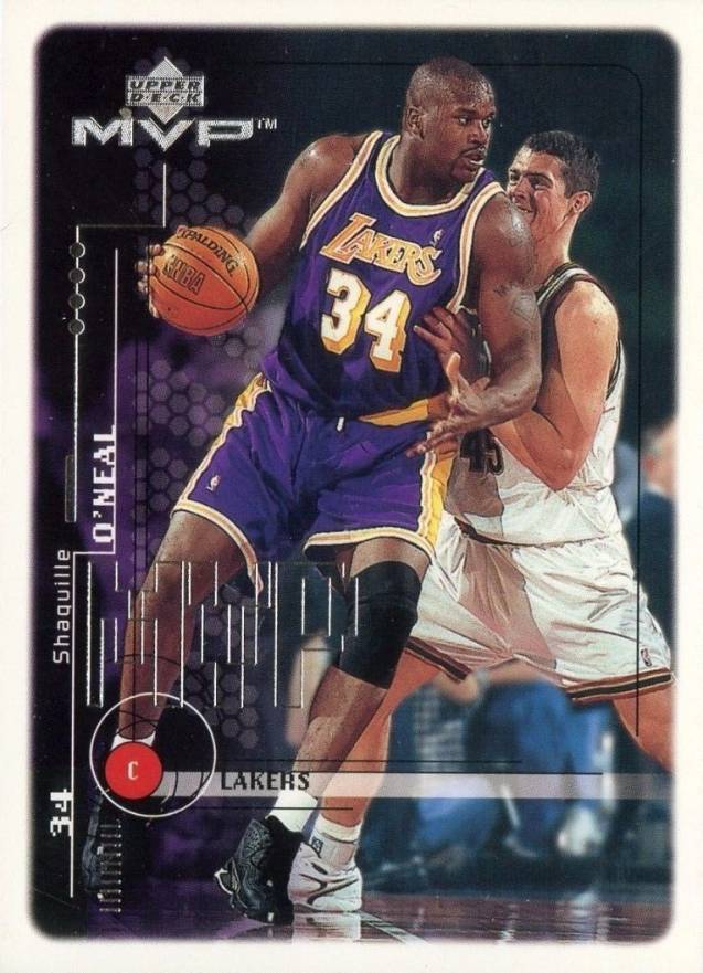 1999 Upper Deck MVP Shaquille O'Neal #75 Basketball Card