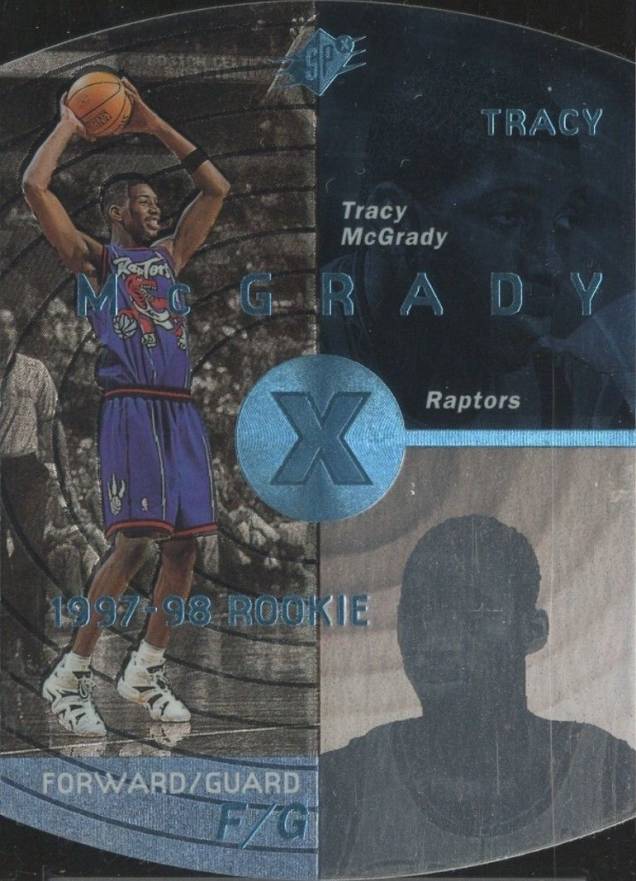 1997 SPx Tracy McGrady #42 Basketball Card
