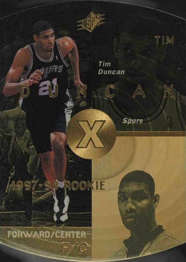 1997 SPx Tim Duncan #37 Basketball Card