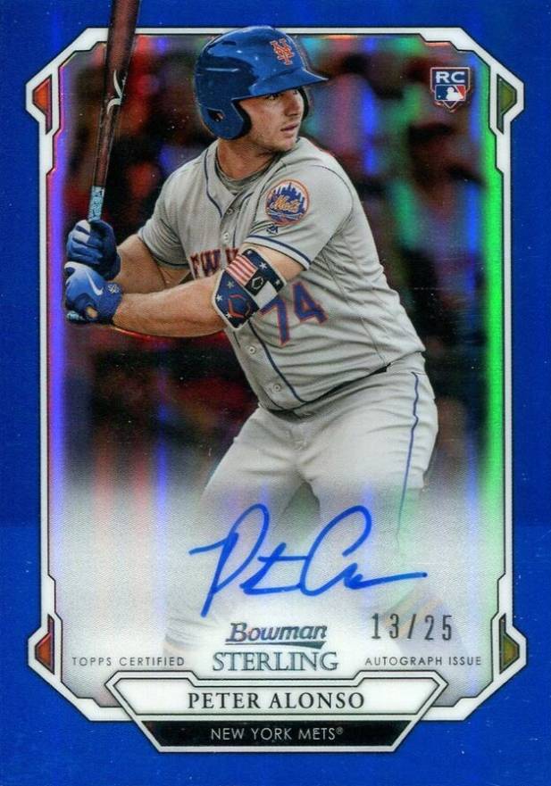 2019 Bowman Sterling Rookie Autographs  Peter Alonso #PA Baseball Card