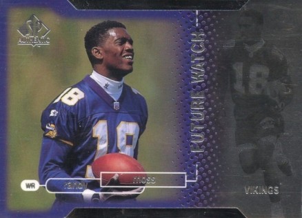 1998 SP Authentic Randy Moss #18 Football Card