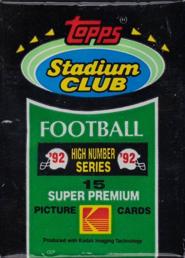 1992 Stadium Club  Cello Pack #CP Football Card