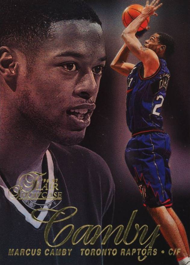 1996 Flair Showcase Marcus Camby #49 Basketball Card