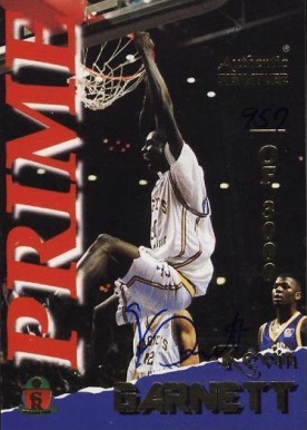 1995 Signature Rookies Prime Kevin Garnett #16 Basketball Card