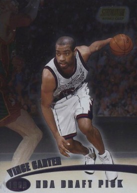 1998 Stadium Club  Vince Carter #105 Basketball Card