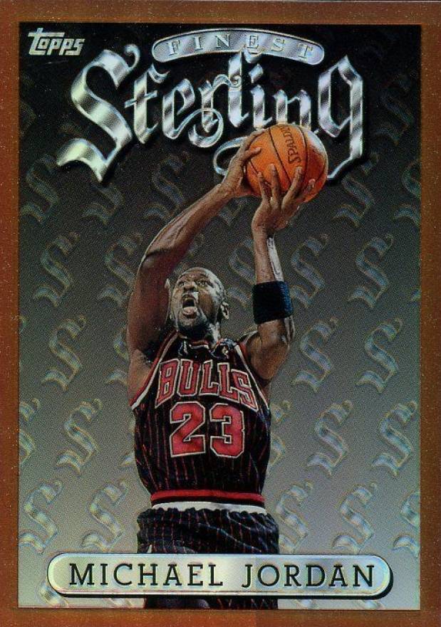 1996 Finest Michael Jordan #50 Basketball Card