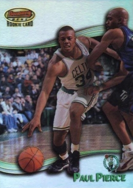 1998 Bowman's Best Paul Pierce #110 Basketball Card