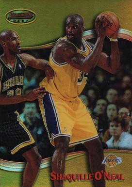 1998 Bowman's Best Shaquille O'Neal #100 Basketball Card