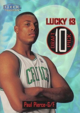 1998 Fleer Lucky 13 Paul Pierce #10 Basketball Card