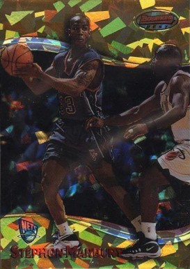 1998 Bowman's Best Stephon Marbury #76 Basketball Card