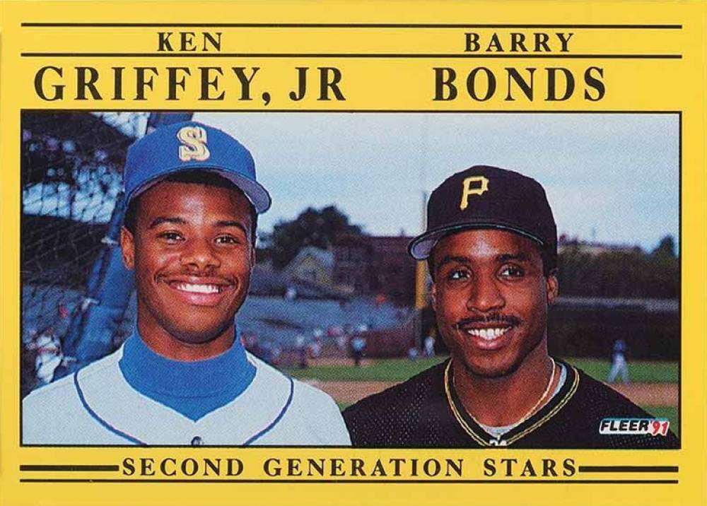 1991 Fleer Barry Bonds/Ken Griffey Jr. #710 Baseball Card