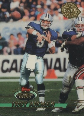 1993 Stadium Club Super Teams Super Bowl Troy Aikman #50 Football Card