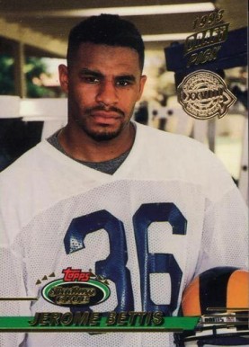 1993 Stadium Club Super Teams Super Bowl Jerome Bettis #108 Football Card