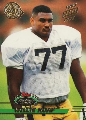 1993 Stadium Club Super Teams Super Bowl Willie Roaf #469 Football Card