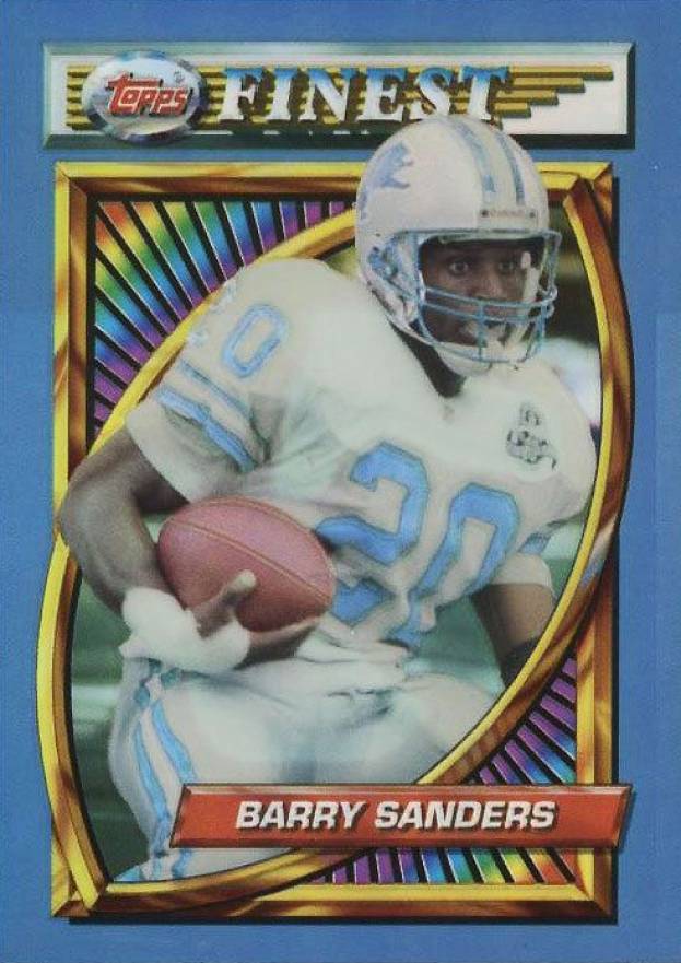 1994 Finest Barry Sanders #44 Football Card