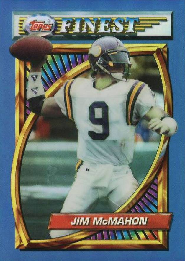 1994 Finest Jim McMahon #90 Football Card