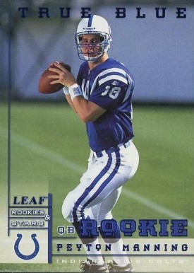 1998 Leaf R & S Peyton Manning #233 Football Card
